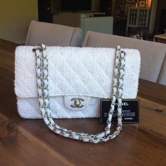 vintage chanel tweed bag